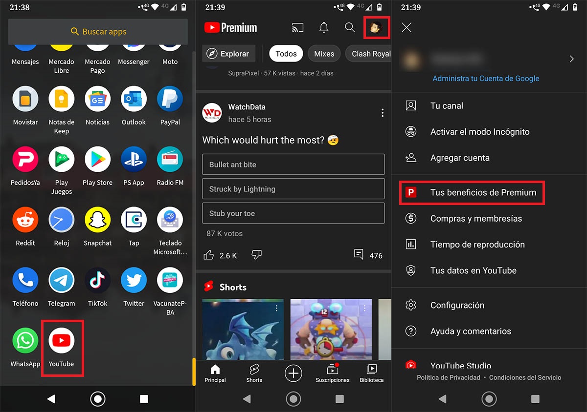 Activar YouTube Premium en Xiaomi
