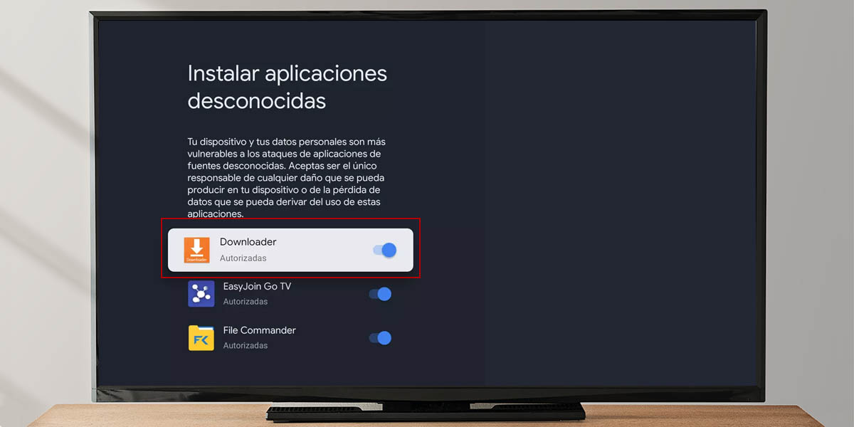 Activar origenes desconocidos Google TV con Android 12 opciones desarrollador 8