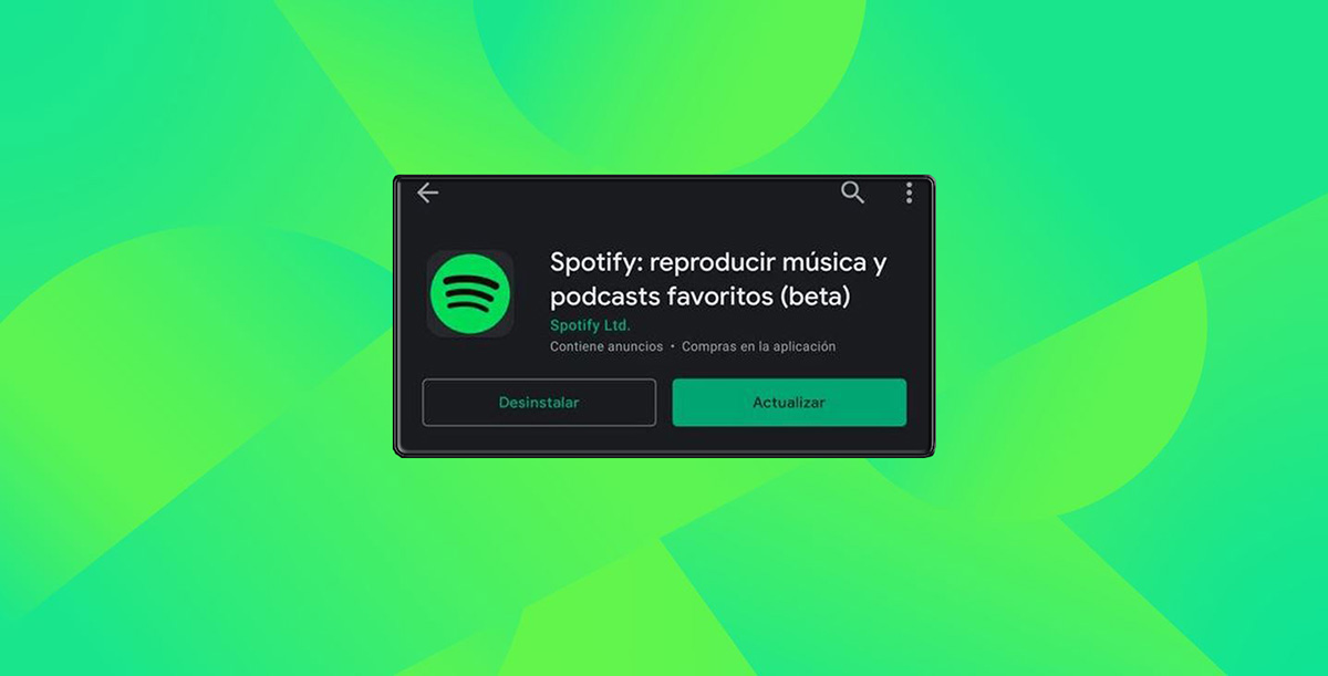 Actualiza a la última versión de Spotify