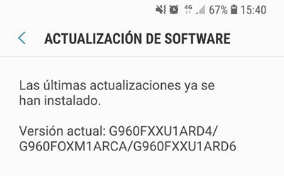 Actualización Galaxy S9 soluciona problema llamadas