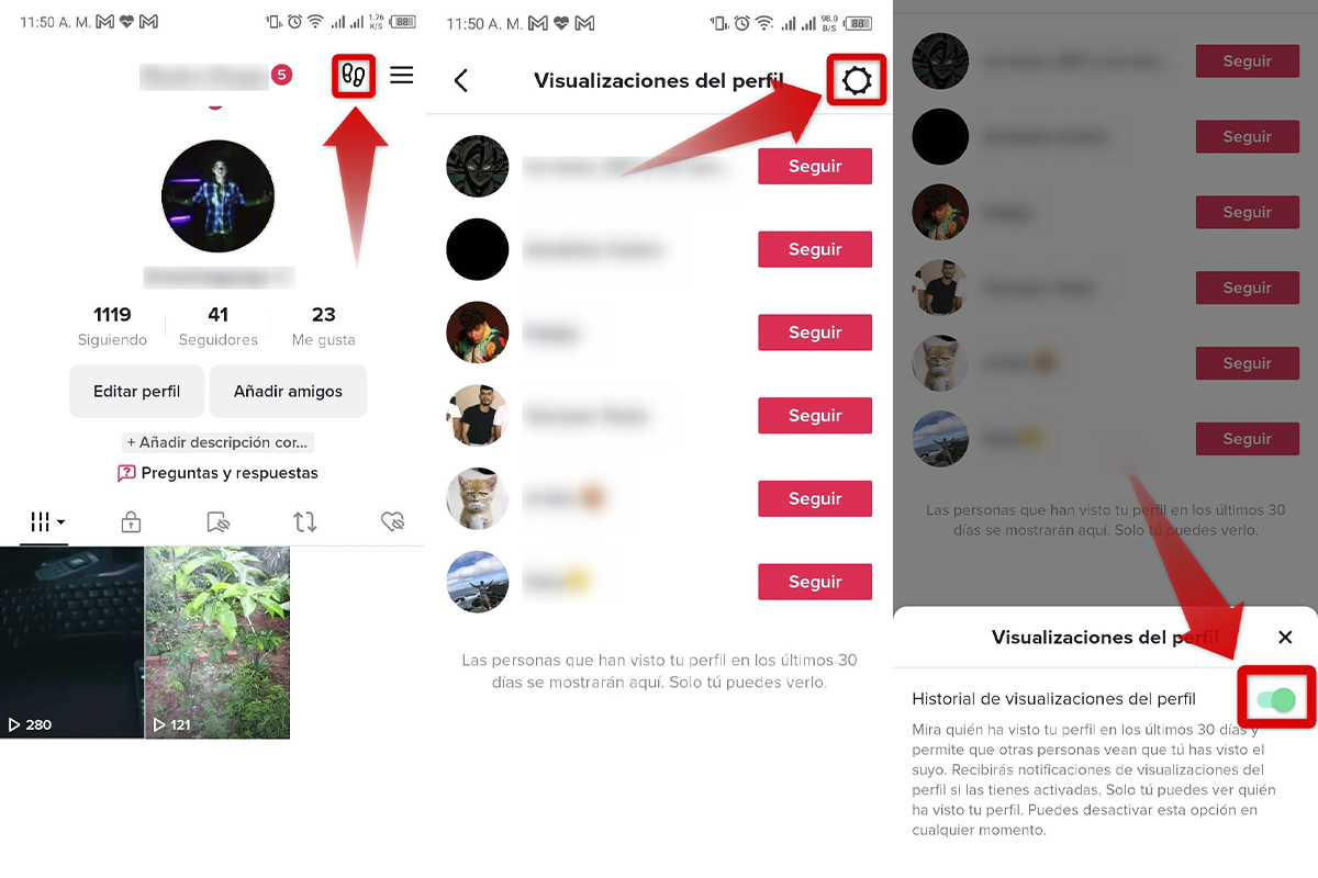 Una forma rápida de evitar que las personas se enteren de que has estado husmeando su perfil en TikTok