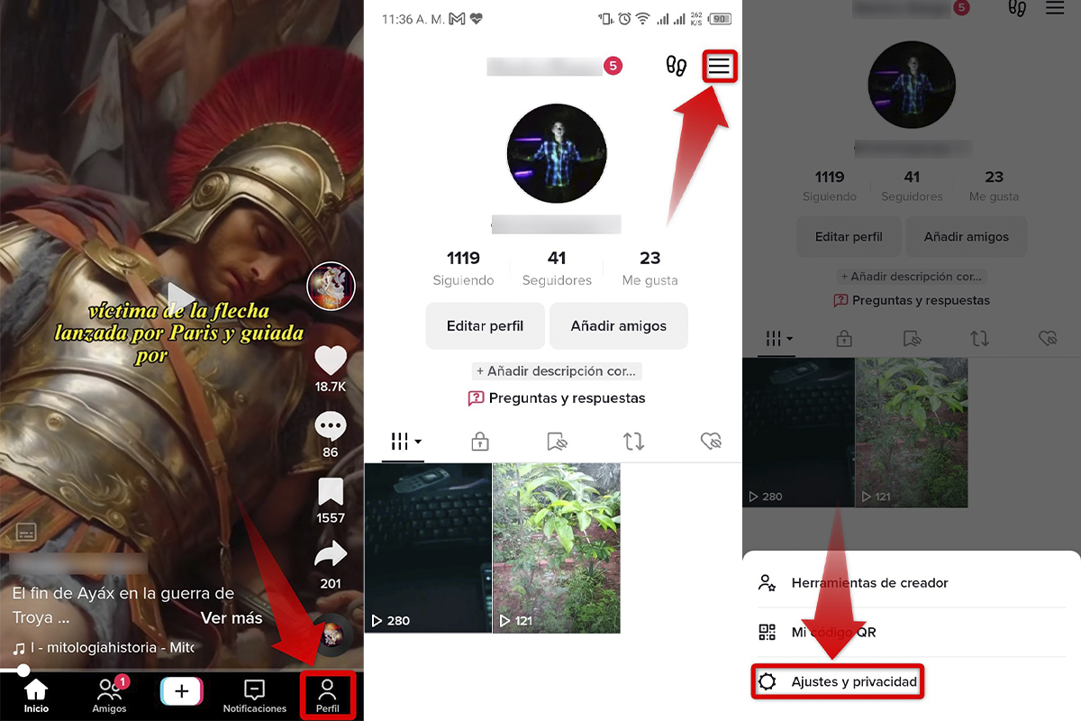 evitar que la otra persona se entere de que has estado viendo su contenido en TikTok