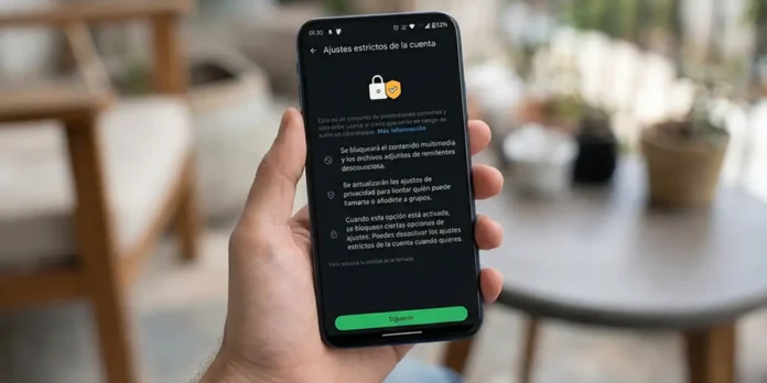 Ajustes estrictos de cuenta en WhatsApp qué es y cómo funciona