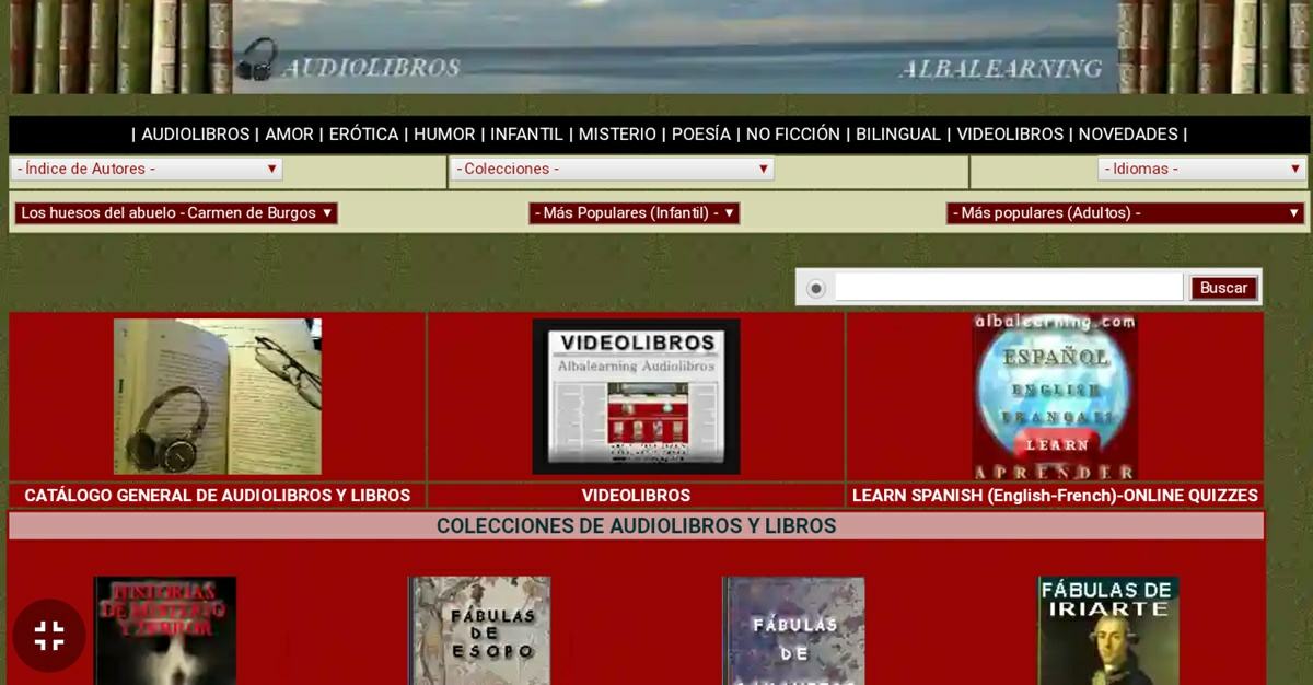 Albalearning web para descargar libros audiolibros gratuitos