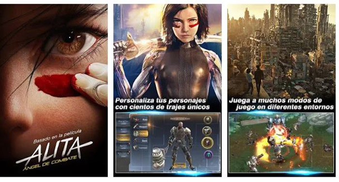 Alita Angel combate juego