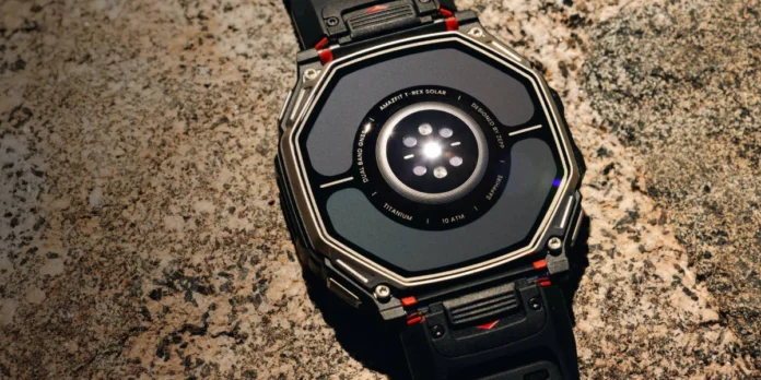 Amazfit T-Rex Dual Solar un smartwatch con batería casi infinita