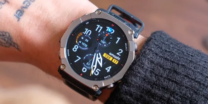 Amazfit T Rex Ultra 2 smartwatch de titanio con panel de 3000 nits Amazfit T Rex Ultra 2 smartwatch de titanio con panel de 3000 nits