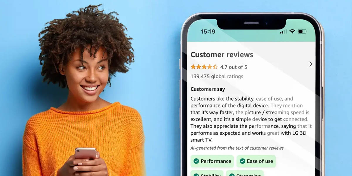 Amazon empieza a usar IA en las reviews de productos: ¿bueno o malo?