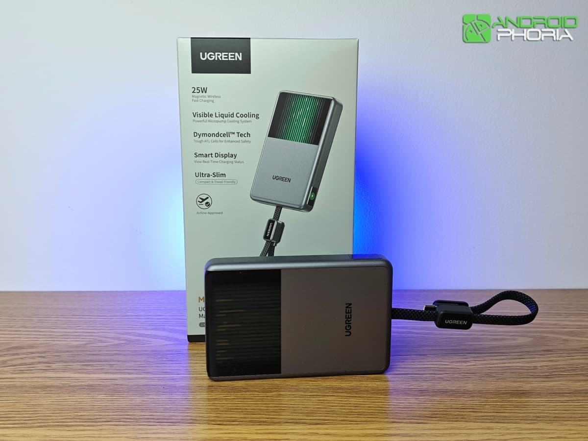 Analisis de la UGREEN MagFlow Pro Magnetic Power Bank