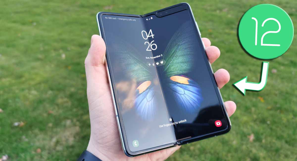 Android 12 disponible para el Galaxy Fold