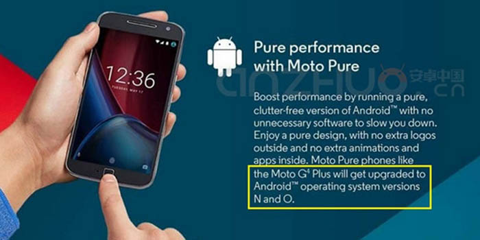 Android O Moto G4