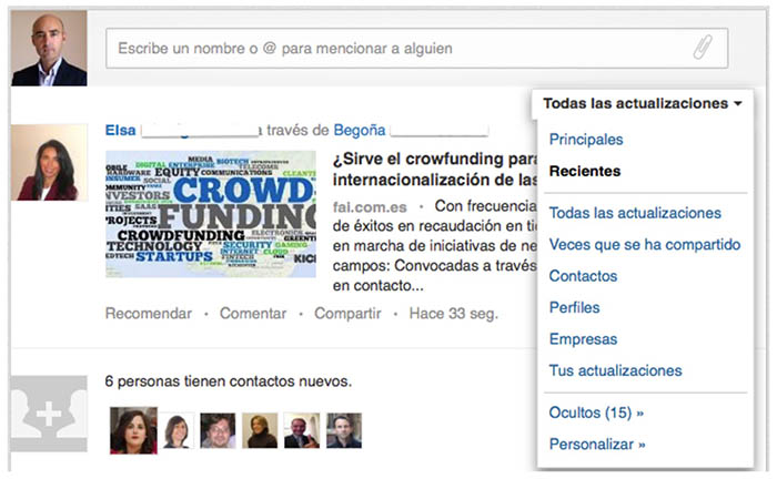 Antiguo linkedin