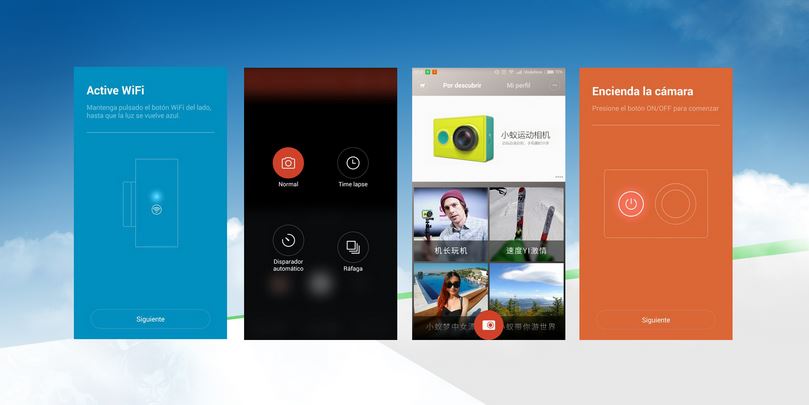 Aplicación Xiaomi Yi en Español