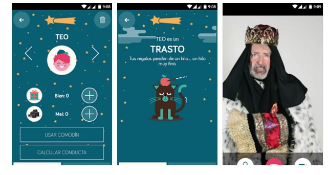 Aplicación de los Reyes Magos para Android