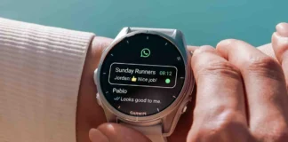App oficial whatsapp smartwatches garmin