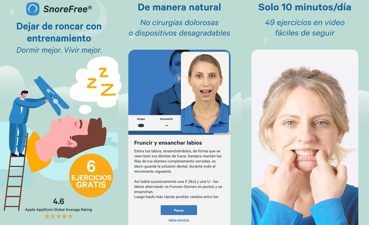 Grabar ronquidos gratis con tu móvil Android: snorefree