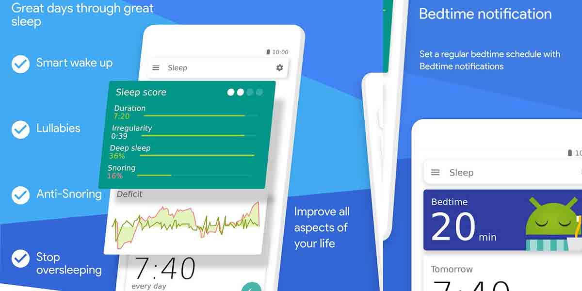 Apps para alarma en Android. Sleep As Android