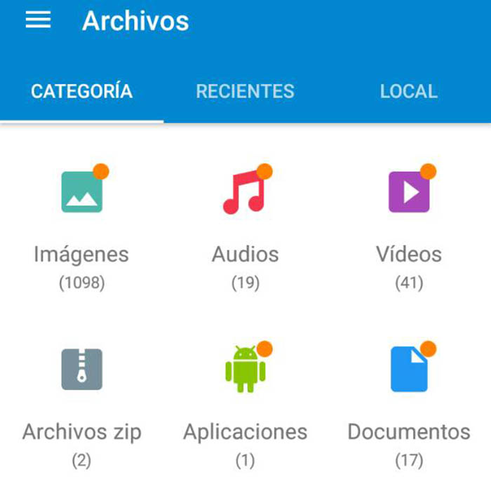 Archivos de un moto g4 play