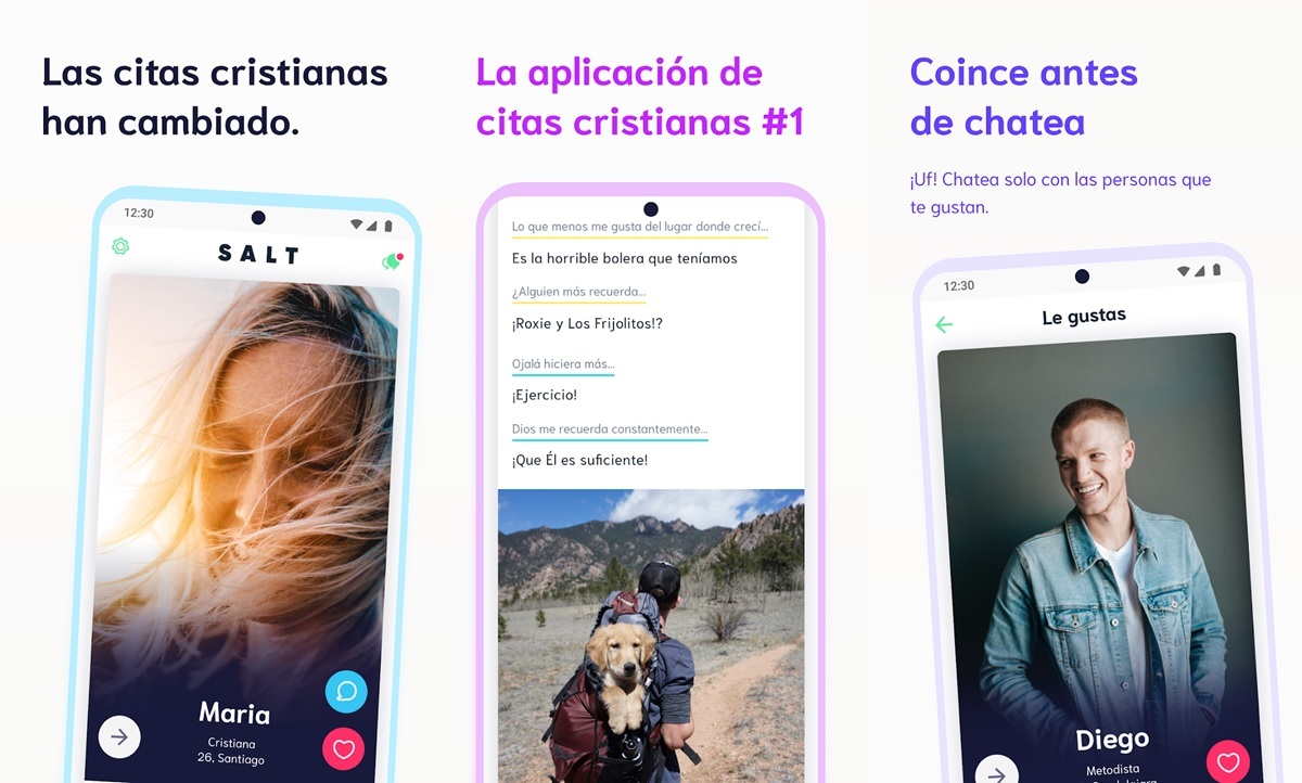 Asi es SALT como un Tinder pero solo para cristianos