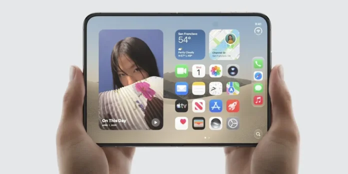 Así es el iPhone Duo el primer móvil plegable de Apple