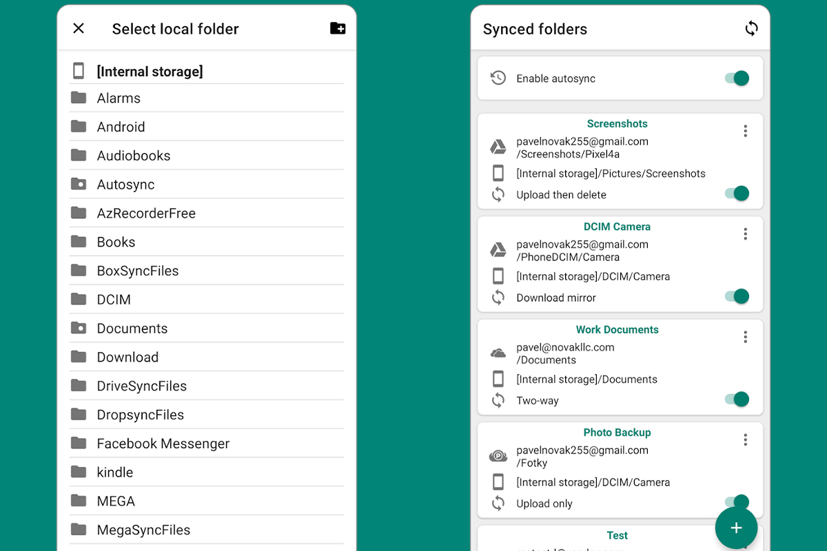 Autosync - File Sync & Backup