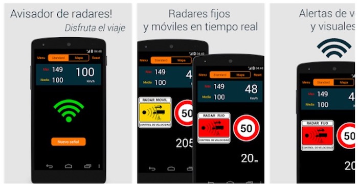 Avisador de radares para Android sin conexión a Internet