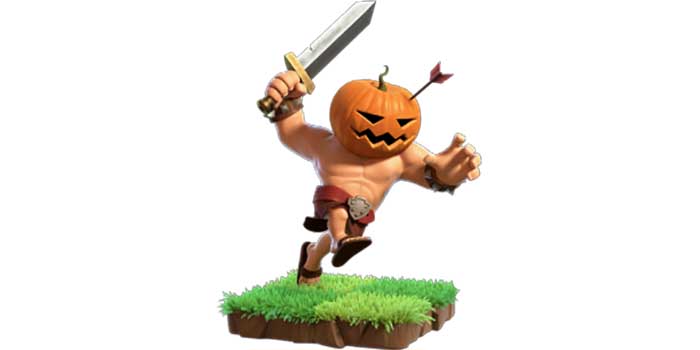 Barbaro calabaza Clash of Clans