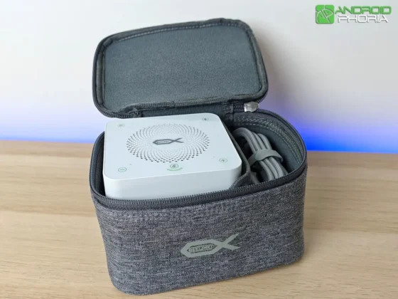 Beelink EX Mate Pro viene en una bolsa de viaje muy practica