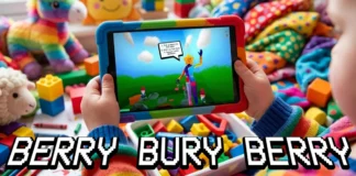Berry Bury Berry en una tablet android