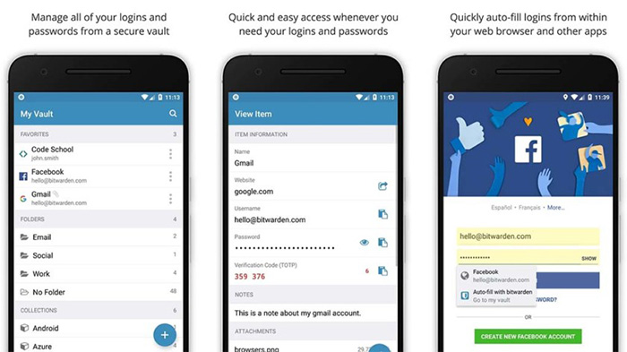 Bitwarden Password Manager gestor contrasenas Android