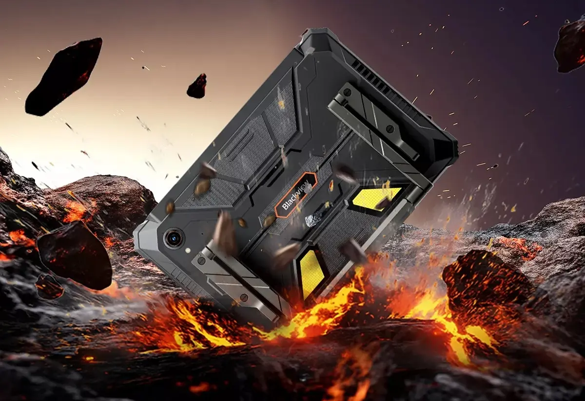 Blackview Active 12 Pro una tablet con proyector de 120 pulgadas, linterna de 400 lumenes y bateria de 30000 mah