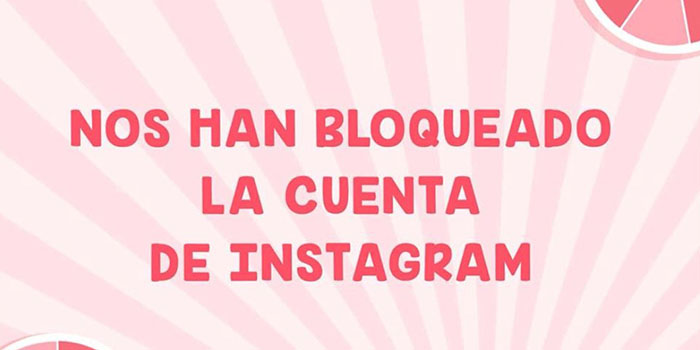 C21BeBrave bloqueado en Instagram