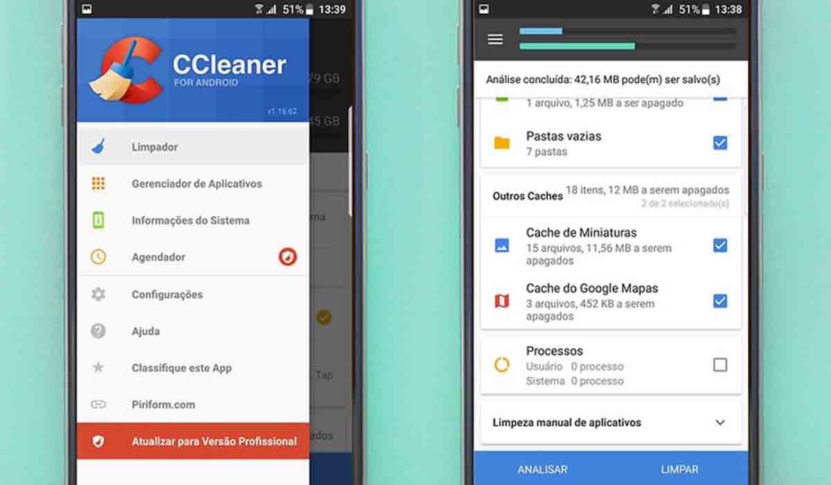 CCleaner libera espacio en Android