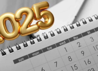 Calendario 2025 para imprimir con dias festivos y en PDF