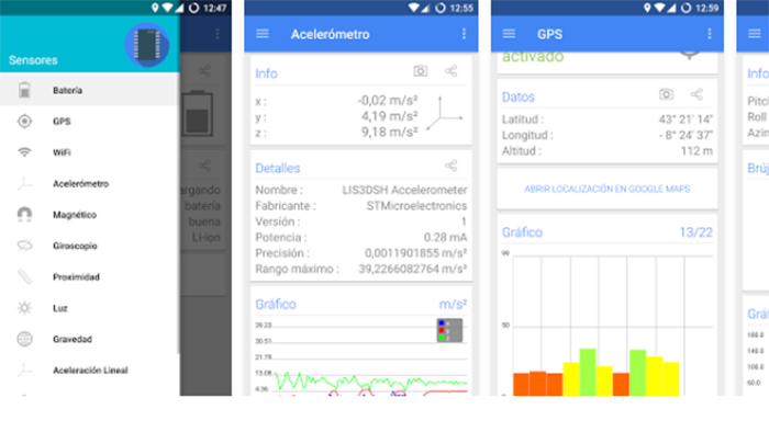 Calibrar sensores en Android