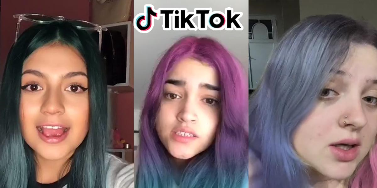 Cambiar color del pelo TikTok filtro