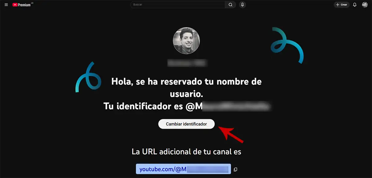 Cambiar el nombre de usuario YouTube desde el PC
