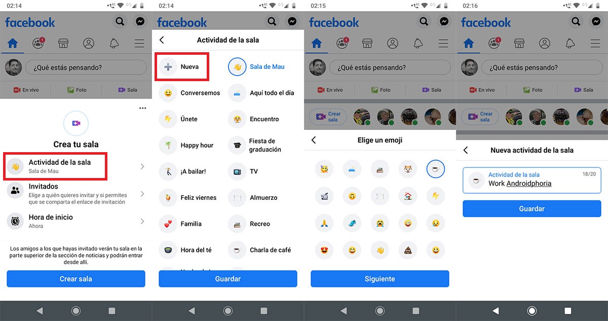 Cambiar nombre de la sala Messenger