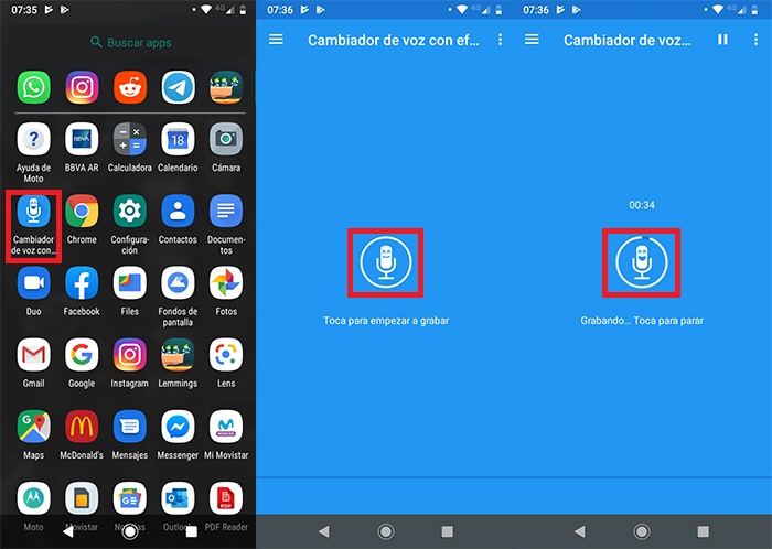 Cambiar voz en los audios WhatsApp Tutorial 1