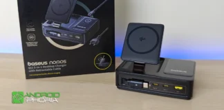 Cargador de escritorio Baseus NOMOS 5 en 1 de 140W review