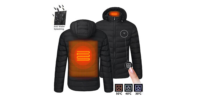 Chaqueta con calefacción