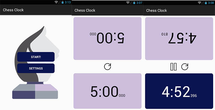 Chess Clock Time Control