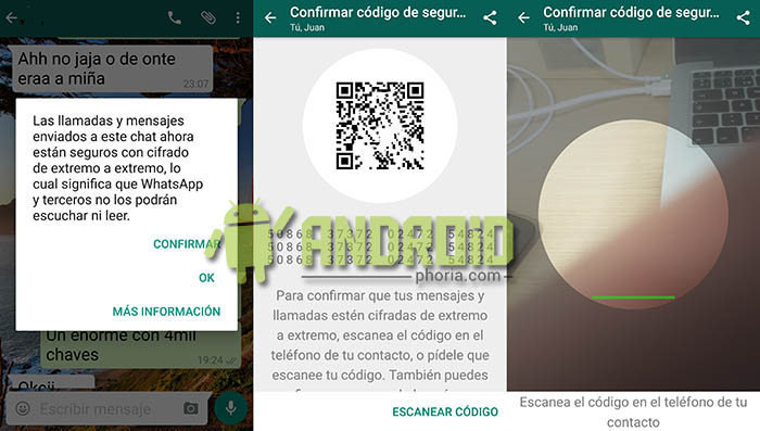 Codigo QR cifrado WhatsApp