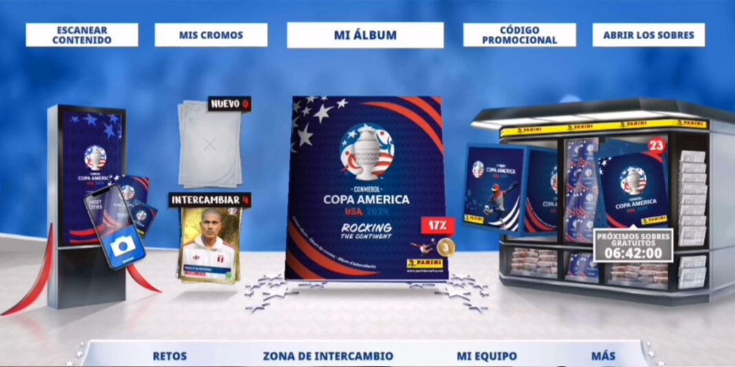 Códigos para el álbum de Copa América 2024 Panini (diciembre)