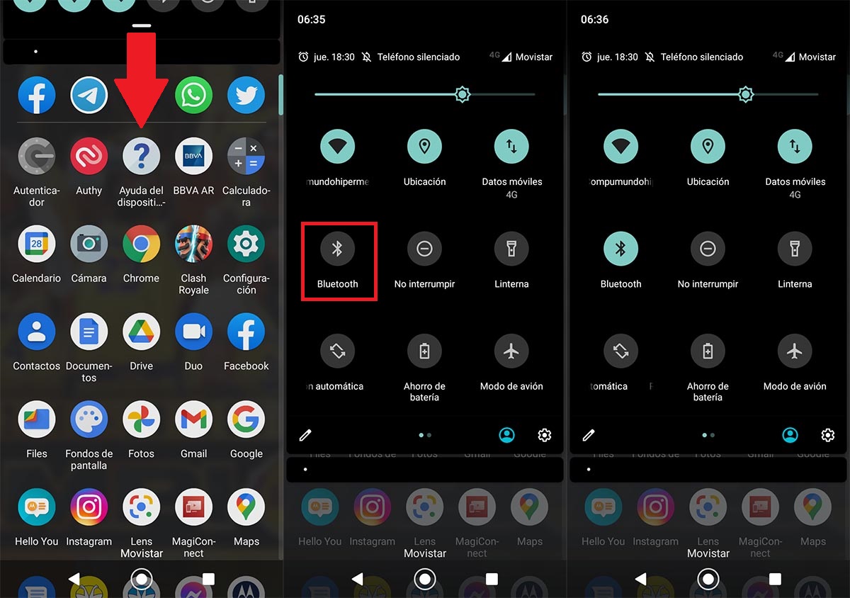 Como activar Bluetooth en Android