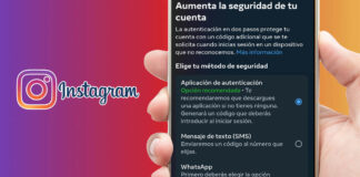 Cómo activar la verificación de dos pasos en Instagram