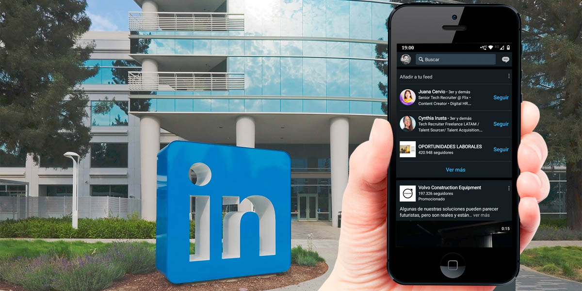 Como activar modo oscuro en LinkedIn