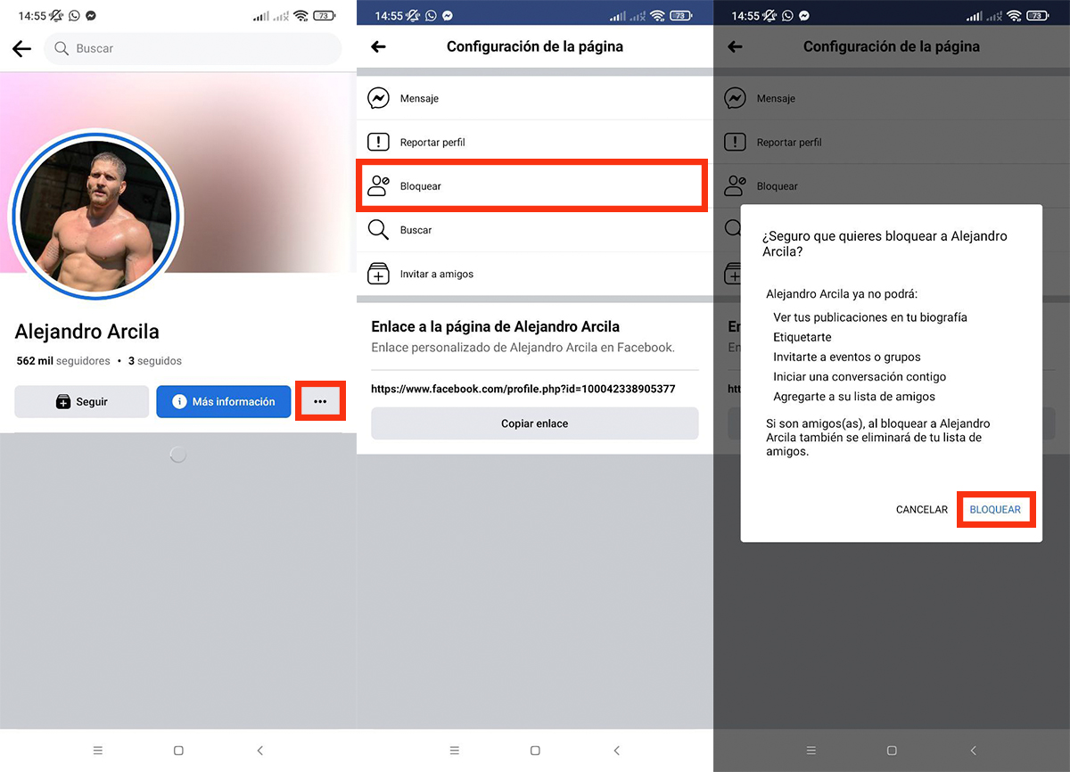 Como bloquear los Reels de personas o paginas especificas en Facebook