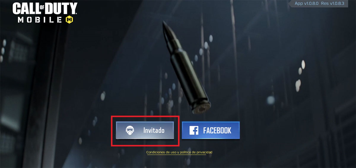 Como cambiar de cuenta Call of Duty Mobile paso 5