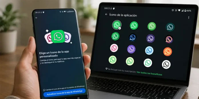 Como cambiar el icono de WhatsApp de forma oficial